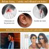 Maitys 360 Pieces Ear Hole Floss Piercing Cleaner Floss Disposable Piercing Aftercare Cleaning Line Ear Hole Care Cleaning Tool for Women Men(White, Brown) view 3