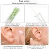 Maitys 360 Pieces Ear Hole Floss Piercing Cleaner Floss Disposable Piercing Aftercare Cleaning Line Ear Hole Care Cleaning Tool for Women Men(Green, Blue, Brown) view 4