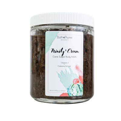 Creme Brle Body Polish | Made with Caffeine Extract and Vitamin E | Sugar Scrub | Creme Brulee Exfoliator