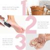 AM 8:00 Powerful Electric Foot Callus Remover, Rechargeable Pedicure Tool with Smart Light, Fine & Coarse Roller Heads, for Dead, Hard Cracked, Dry Skin (Pink) view 3