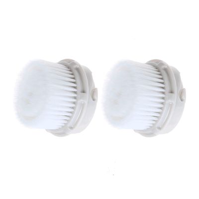 Facial Cleansing Brush Heads with Luxe Cashmere, Replacement Facial Cleansing Brush Heads, Exfoliator Facial Brush Heads, Super Soft, for Sensitive, Delicate and Dry Skins (2Pack)