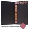 Allwon Large Empty Magnetic Plastic Eyeshadow Makeup Palette with 15Pcs Adhesive Empty Palette Metal Stickers for Eyeshadow Lipstick Blush Powder view 3