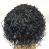 LYRICAL HAIR Toupee Hairpieces for Black Men 20MM Wavy Kinky Human Hair Mens Replacement Systems Durable Fine Mono Lace Weave Mens Wig Units (8X11-1# JET BLACK 100% LIGHT TO MEDIUM DENSITY) view 2