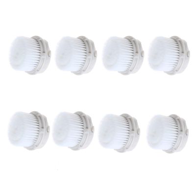 Facial Cleansing Brush Heads with Luxe Cashmere, Replacement Facial Cleansing Brush Heads, Exfoliator Facial Brush Heads, Super Soft, for Sensitive, Delicate and Dry Skins (8Pack)