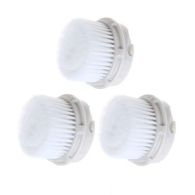 Facial Cleansing Brush Heads with Luxe Cashmere, Replacement Facial Cleansing Brush Heads, Exfoliator Facial Brush Heads, Super Soft, for Sensitive, Delicate and Dry Skins (3Pack)