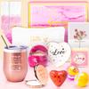 Birthday Gifts For Women-Relaxing Spa Gift Basket Box For Her Mom Sister Best Friend Unique Happy Birthday Bath Set Gift Ideas - Birthday Gift Boxes For Women(Rose Gold) view 1
