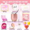 Birthday Gifts For Women-Relaxing Spa Gift Basket Box For Her Mom Sister Best Friend Unique Happy Birthday Bath Set Gift Ideas - Birthday Gift Boxes For Women(Rose Gold) view 4