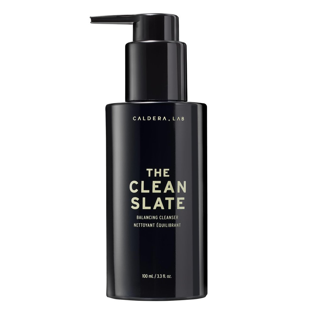 Caldera + Lab The Clean Slate | Men's Organic Foaming Facial Cleanser for Dry, Sensitive, & Normal Skin  Vegan, Natural & Antioxidant Packed Exfoliating Face Wash