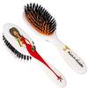 Rock & Ruddle Natural Mixed Boar Bristle Hair Brush for Women and Kids (Small/Travel Size, 17.5cm) - Perfect for Wet or Dry Hair, Detangling Smoothing Blowdrying - Made in UK - Miss Rosanna Design view 1