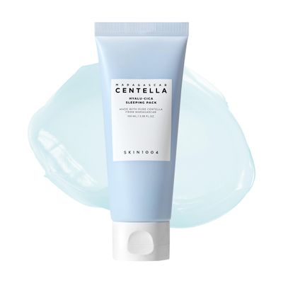SKIN1004 Hyalu-CICA Sleeping Pack 3.38 fl.oz, 100ml Melatonin Hyaluronic Acid Centella Asiatica Extract Moist and Revitalization Multi Care Solutions