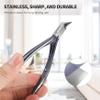 FERYES Toenail Clipper Straight Blade for Ingrown and Thick Nails - Stainless Steel and Sharp Pointed Tip Ingrown Nail Clipper  Wide Jaw Toe Nail Cutter Podiatry Tool Dark Gray view 4