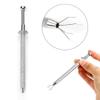 1 Pc Tattoo Bead Ball Grabber 4 Claw Stainless Steel Holder Body Piercing Tool Removal Insertion Work Supply view 3