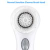 Facial Cleansing Brush Head Replacement, Normal Sensitive Facial Brush Heads, Facial Cleanse Brush Head, for Acne Prone, Clogged, Enlarged Pore, Sensitive, Delicate and Dry Skins (3Pack/White) view 3