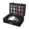 YIYIBYUS Barber Stylist Salon Carrying Suitcase Trimmers Tool Kit Organizer Gold/Balck,Portable Barber Stylist Suitcase For Clippers Trimmers Tool Organizer 40x28x16cm (Black) view 2