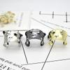 Alloy hollow star-shaped ponytail buckle hair ring hair accessory tie hair rubber band headdress (gold) view 4