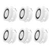 Facial Cleansing Brush Head Replacement, Normal Sensitive Facial Brush Heads, Facial Cleanse Brush Head, for Acne Prone, Clogged, Enlarged Pore, Sensitive, Delicate and Dry Skins (6Pack/White) view 1