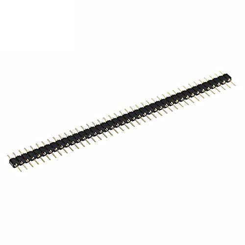 10pcs 2.54mm Connector Round Hole Row Needles 140 Round The Needle Male Head 1x40P Gold Plated Single Row