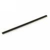 10pcs 2.54mm Connector Round Hole Row Needles 140 Round The Needle Male Head 1x40P Gold Plated Single Row view 1