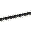 10pcs 2.54mm Connector Round Hole Row Needles 140 Round The Needle Male Head 1x40P Gold Plated Single Row view 2