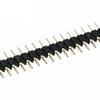 10pcs 2.54mm Connector Round Hole Row Needles 140 Round The Needle Male Head 1x40P Gold Plated Single Row view 3