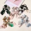 14 PCS Hair Scrunchies with Bow, Satin Silk Scrunchies with Rabbit Bunny Ear BowKnot Scrunchie Bobbles Elastic Hair Ties Hair Hands Soft Elegant Ponytail Holder for Women Girls Hair Accessories Gift view 4