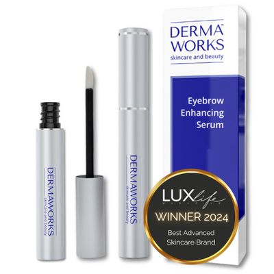 ADVANCED EYEBROW GROWTH SERUM  Eyebrow Serum to Grow Brows - Rapid Brow Growth Treatment - Brow Conditioner & Thickener - Suero para Cejas Crecimiento - Crecimiento de Cejas by DERMAWORKS
