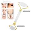 Fonture Jade Roller, Natural White Jade Facial Massager Anti-aging Tool Face Skin Care Tool to Reduce Wrinkle and Eye Puffiness view 3