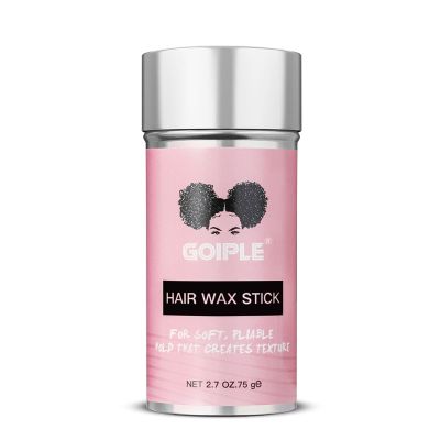 Goiple Wax Stick for Hair, Hair Pomade Stick Long-Lasting Styling Wax Stick, Hair Wax Stick Smoothing & Slick Stick for Hair Wigs, Styling Waxes for Fly Away & Edge Frizz Hair (2.7 oz)