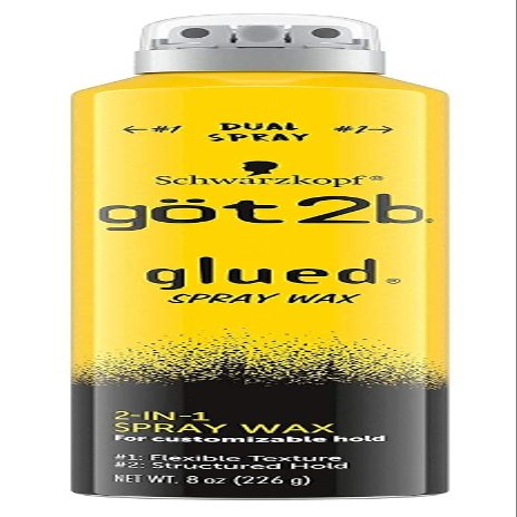 Got 2B Glued Spray Wax 2-In-1 8 Ounce (Pack of 6)