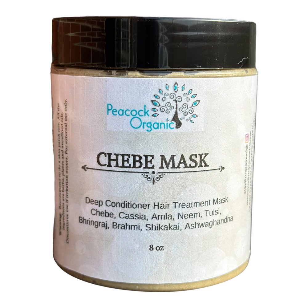 Ayurvedic Strengthening Chebe Hair Mask - Retain Length & Repair Damage for Healthy Hair - Deep Conditioning for All Hair Types - 8oz