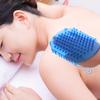 2 Pcs Double Sided Brush Silicon Body Scrubbers Bath Scrubbing Gloves Silicone Scrubbers Exfoliating Scrub Practical Massage Spa Gloves PVC Household Shampoo Brush view 3
