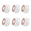 Replacement Cleansing Brush Heads, Whitening Brush Heads, Facial Cleanse Brush Head, for Acne Prone, Clogged, Enlarged Pore, Sensitive, Delicate and Dry Skins (6Pack/Brown) view 1