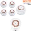 Replacement Cleansing Brush Heads, Whitening Brush Heads, Facial Cleanse Brush Head, for Acne Prone, Clogged, Enlarged Pore, Sensitive, Delicate and Dry Skins (8Pack/Brown) view 4