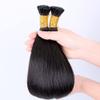 Silky Straight I Tip Human Hair Extension Pre Bonded Brazilian Remy Hair Micro Links Long Straight Keratin Stick I Tip Hair 100g 100strands (14inch 100strands, #Natural Black) view 3