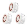 Whitening Brush Head, Replacement Facial Cleansing Brush Heads, Facial Cleanse Brush Head, for Acne Prone, Clogged, Enlarged Pore, Sensitive, Delicate and Dry Skins (3Pack/Brown) view 1