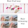 24Pcs Clips In Hair Extensions 22 Inch Colored Hair Extensions Highlight Long Straight view 3