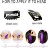 24Pcs Clips In Hair Extensions 22 Inch Colored Hair Extensions Highlight Long Straight view 4