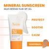 Avne Mineral Sunscreen Multi-Defense Fluid SPF 50+, Clean Formula Sunscreen for Sensitive Skin, Sheer, Water Resistant, Non-Whitening, Antioxidant Protection, 1.3 Fl Oz view 2