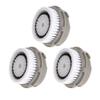 Normal Brush Head, Replacement Facial Cleansing Brush Heads, Facial Cleanse Brush Head, for Acne Prone, Clogged, Enlarged Pore, Sensitive, Delicate and Dry Skins (Grey/3Pack) view 1