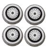Facial Cleansing Brush Head Replacement, Facial Cleansing Brush Head, Normal Facial Brush Heads, for Acne Prone, Clogged, Enlarged Pore Skins (Grey/4Pack) view 1