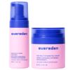 Evereden Kids Happy Face Duo (Cool Peach) - Multi-Vitamin Kids Face Wash and Cream Set - Clean & Vegan Skin Care for Toddlers 3+ - Moisturizing, Nourishing, & Protective Skin Care Set view 1