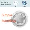 Facial Cleansing Brush Head Replacement, Facial Cleansing Brush Head, for Acne Prone, Clogged, Enlarged Pore, Sensitive, Delicate and Dry Skins (Grey/2Pack) view 4