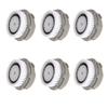 Normal Brush Head, Replacement Facial Cleansing Brush Heads, Facial Cleanse Brush Head, for Acne Prone, Clogged, Enlarged Pore, Sensitive, Delicate and Dry Skins (Grey/6Pack) view 1