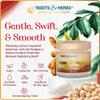 Chickpea & Kasturi Turmeric Facial Hair Removal Powder - For Men & Women, Chin, Jawline & Upper Lips - Depilatory Mask with Ayurvedic Herbs - Roots & Herbs, 2.11oz view 3