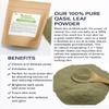 Qasil Organics  100% Pure Qasil Leaf Powder  Deep Pore Cleansing Facial & Body Mask Clears Blemishes, Blackheads and Clogged Pores for Clear Skin - 3.5 oz view 2