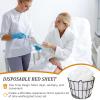 Bozikey 100PCS Massage Table Sheets, Disposable Bed Sheets for Massage Table, Spa Bed Covers for Esthetician, Tattoo, Waxing, Lash Bed, Salon Table, Non-Woven Fabric 71" x 31" (White) view 4