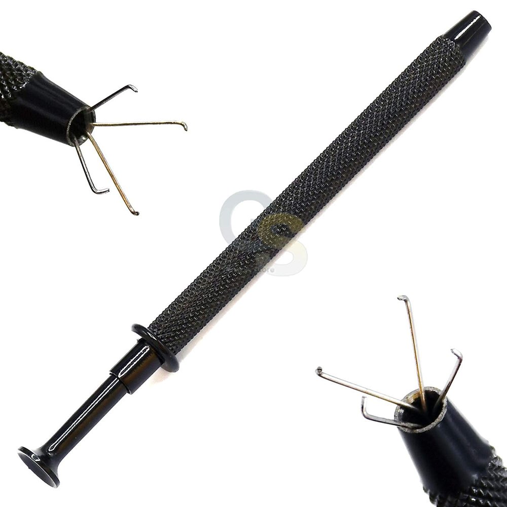 4.5" Pick-up Tool With 4 Prongs PUT4PB (Black)