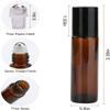 10 ml Glass Roller Bottles Amber and Cobalt Blue with Stainless Steel Roller Balls UV Protection Empty Essential Oil Roller Bottles including Opener and Dropper(6Pcs) view 2