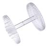 Cabilock Rotating Makeup Holder 360 Degree Rotating Cosmetic Organizer 2 Tier Spinning Bottle Perfume Lipstick Stand Transparent Makeup Sundries Rack view 1