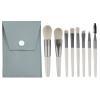 . 8 branched travel portable mini soft brush set cosmetic powder eyeshadow blusher mixed liquid foundation cosmetic makeup brush tool 3 view 1